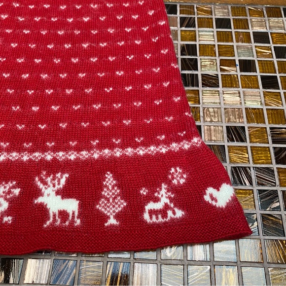 Ralph Lauren Reindeer Cable Sweater Dress - Picture 4 of 8